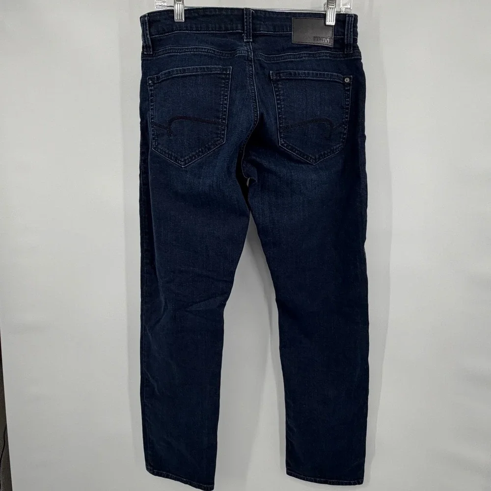 Mavi Marcus Slim Straight Leg Jeans Mens 30x28.5 Dark Wash‎ Denim Blue